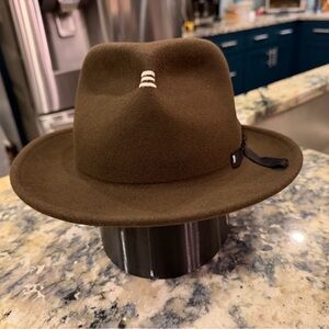 Bailey Erler Fedora, Uniform Green, Size Small